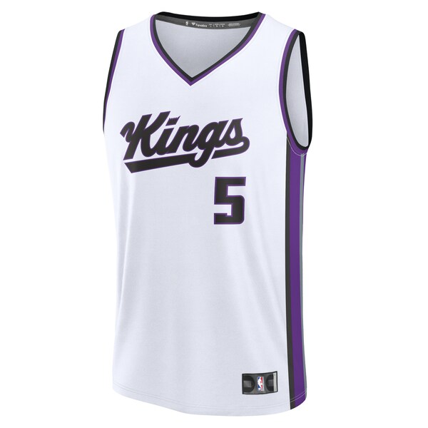 De'Aaron Fox Sacramento Kings  Fast Break Replica Player Jersey - Association Edition - White