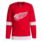 Detroit Red Wings adidas Home Primegreen Authentic Jersey - Red