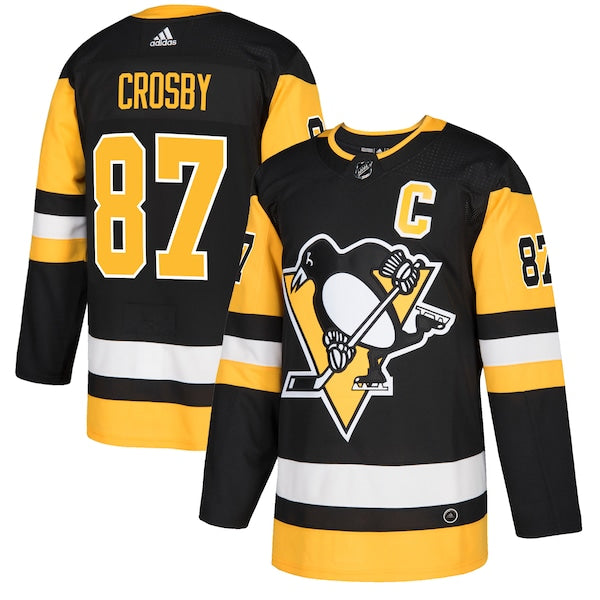 Sidney Crosby Pittsburgh Penguins adidas Authentic Player Jersey - Black