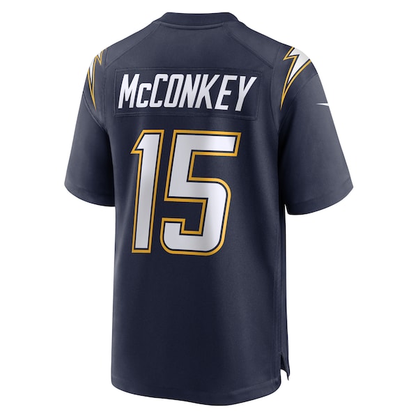 Ladd McConkey Los Angeles Chargers Nike Alternate Super Chargers Game Player Jersey - Navy/Gold/Powder Blue