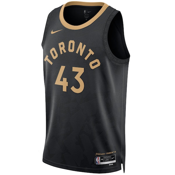 Pascal Siakam Toronto Raptors Nike Unisex 2022/23 Swingman Jersey - City Edition - Black