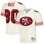 Jerry Rice San Francisco 49ers Chainstitch Legacy Jersey - Cream