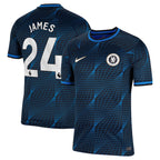 Reece James Chelsea Nike 2023/24 Away Stadium Replica Player Jersey - Navy/Blue/Mint