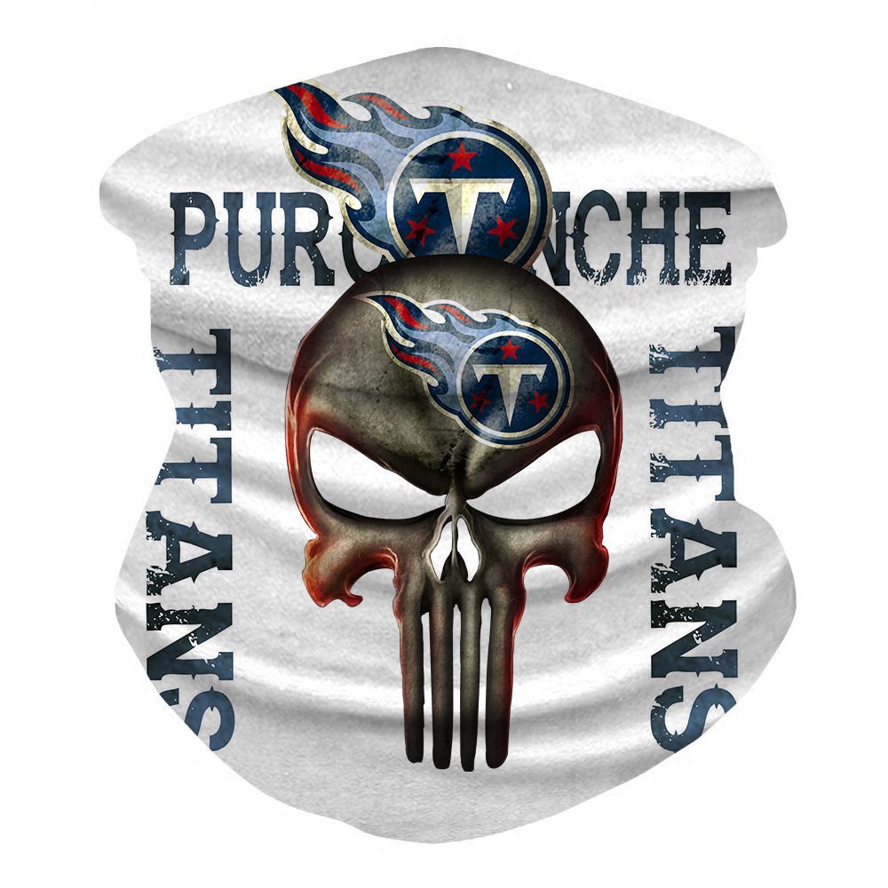 TENNESSEE TITANS & SKULL FACE MASK BANDANAS