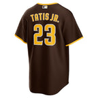 Fernando Tatis Jr. San Diego Padres Nike Alternate Replica Player Jersey - Brown/Tan/White