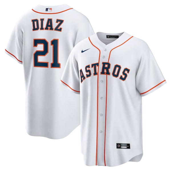 Yainer Diaz Houston Astros Nike  Youth Home Replica Jersey - White
