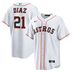 Yainer Diaz Houston Astros Nike  Youth Home Replica Jersey - White