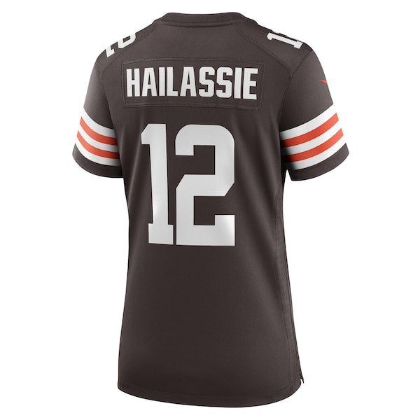 Kahlef Hailassie Cleveland Browns Nike Women's Team Game Jersey -  Brown