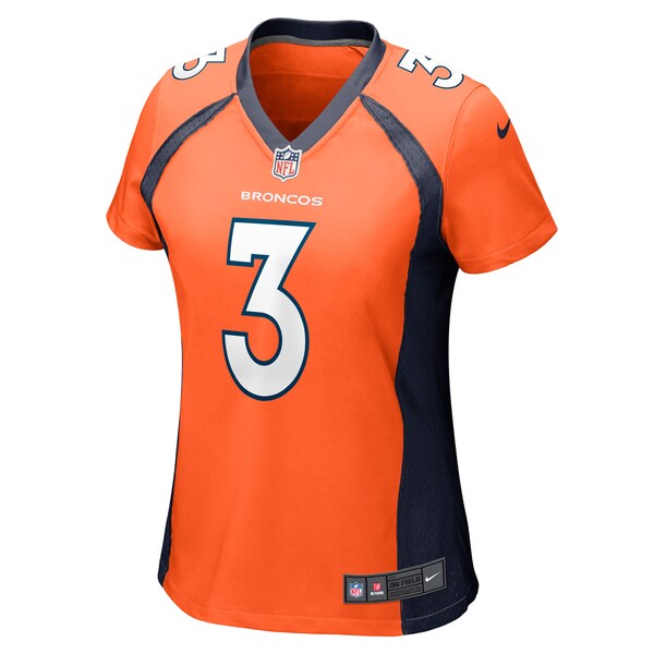 Russell Wilson Denver Broncos Nike Women's Player Jersey - Orange/Navy