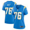 Joe Alt Los Angeles Chargers Nike Women's 2024 NFL Draft First Round Pick Player Game Jersey - Powder Blue