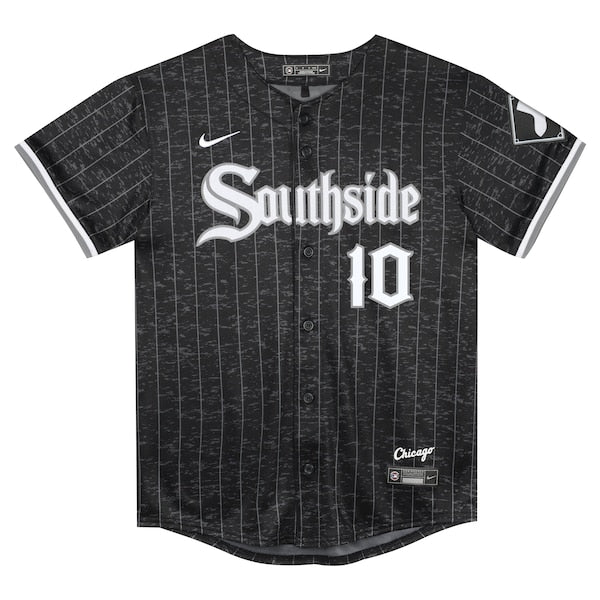 Yoan Moncada Chicago White Sox Nike Preschool City Connect Limited Player Jersey - Black