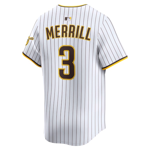 Jackson Merrill San Diego Padres Nike Alternate Limited Player Jersey - White