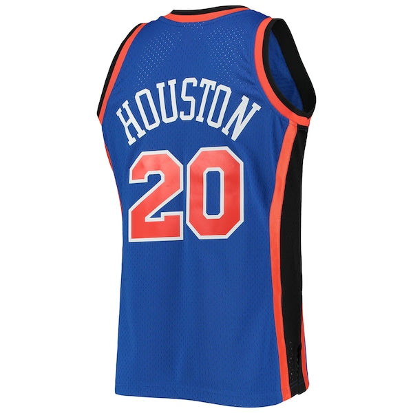 Allan Houston New York Knicks Hardwood Classics Swingman Jersey - Blue