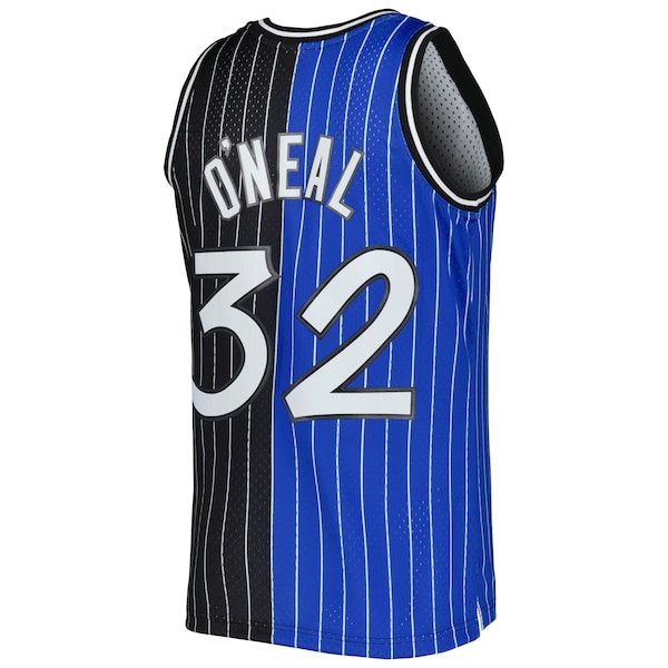 Shaquille O'Neal Orlando Magic Hardwood Classics 1994/95 Split Swingman Jersey - Blue/Black