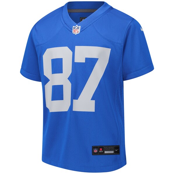 Sam LaPorta Detroit Lions Nike Youth Alternate Game Jersey -  Blue