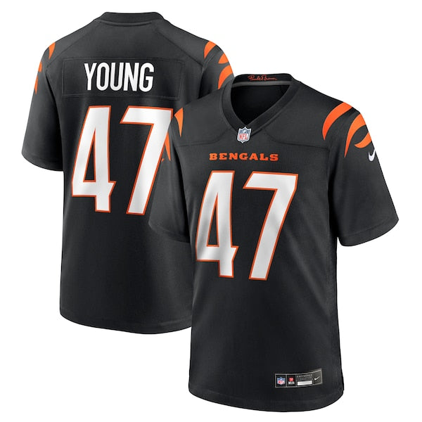 Craig Young Cincinnati Bengals Nike Team Game Jersey -  Black