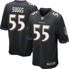 Baltimore Ravens Terrell Suggs Nike Black Alternate Game Jersey