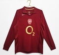 Arsenal Long Sleeve 2005-06 Home Vintage Jersey