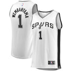 Victor Wembanyama San Antonio Spurs  Fast Break Replica Player Jersey - Association Edition - White/Black
