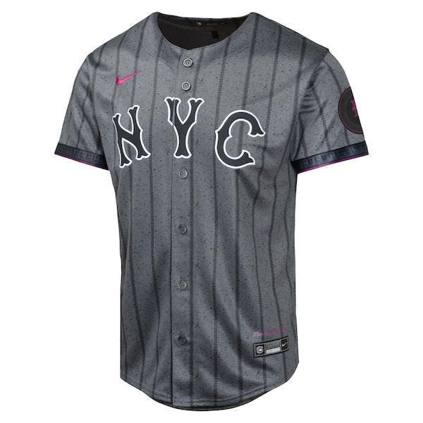 Juan Soto New York Mets Nike Youth City Connect Limited Jersey  - Gray