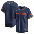 Houston Astros Nike City Connect Limited Blank Jersey - Navy