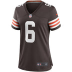 Baker Mayfield Cleveland Browns Nike Women's Game Player Jersey - Brown/White
