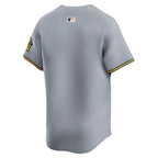 Milwaukee Brewers Nike Away Limited Jersey - Gray