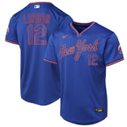 Francisco Lindor New York Mets Nike Alternate Limited Player Jersey – Royal