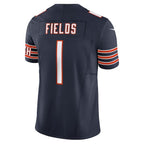 Justin Fields Chicago Bears Nike Vapor F.U.S.E. Limited Jersey - Navy/Orange/White