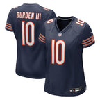 Luther Burden III Chicago Bears Nike Women's Team Game Jersey -  Navy