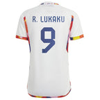 Romelu Lukaku Belgium National Team adidas 2022/23 Away Replica Jersey - White