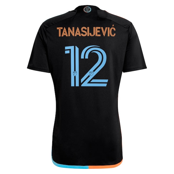 Strahinja Tanasijevic New York City FC adidas 2024 24/7 Kit Replica Player Jersey - Black