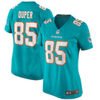 Mark Duper Miami Dolphins Nike Women's Game Retired Player Jersey - Aqua/White