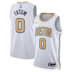 Jayson Tatum Boston Celtics Nike Unisex 2025/26 Swingman Jersey - White - City Edition