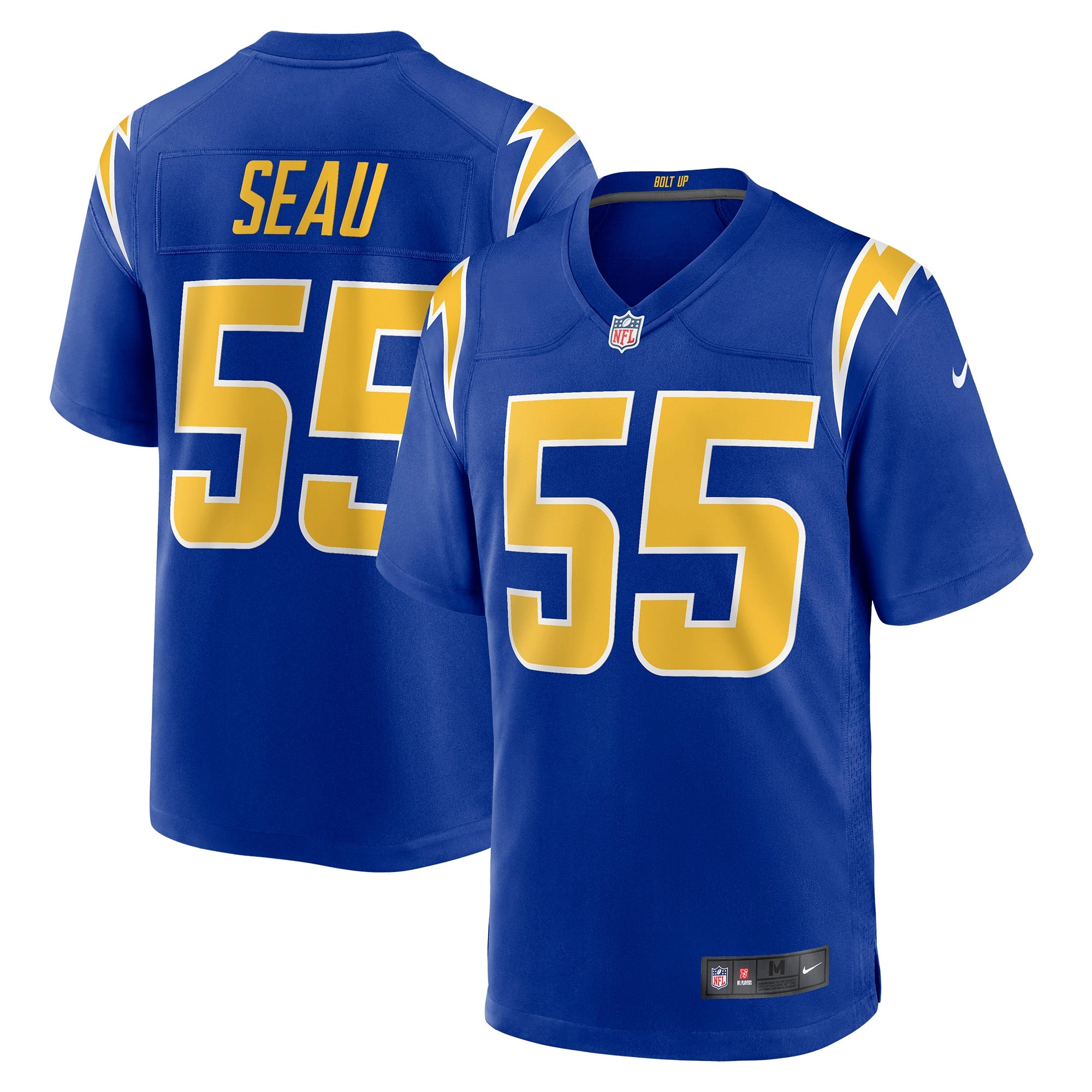 Junior Seau Los Angeles Chargers Nike Game Retired Player Jersey - Powder Blue/Royal