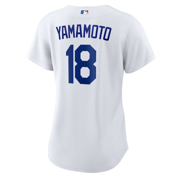 Yoshinobu Yamamoto Los Angeles Dodgers Nike Women's Home Replica Player Jersey - White