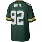 Reggie White Green Bay Packers Big & Tall 1996 Retired Player Replica Jersey - Green