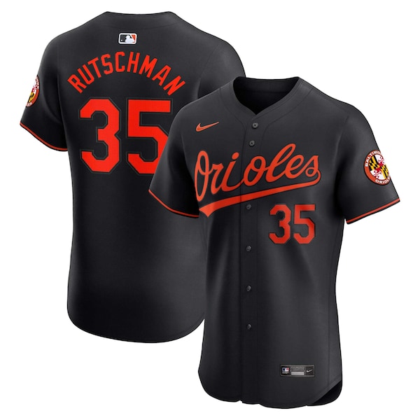 Adley Rutschman Baltimore Orioles Nike Alternate Elite Player Jersey - Black