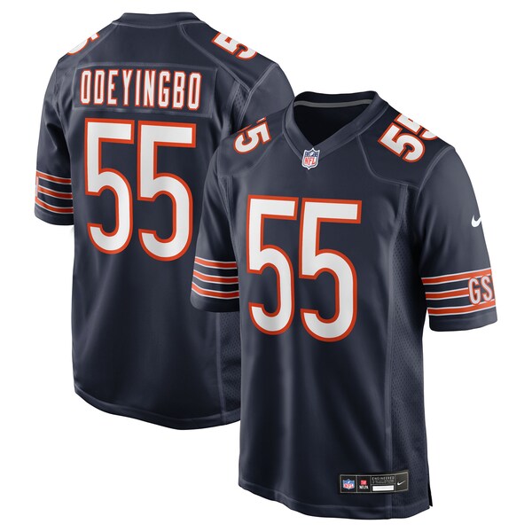 Dayo Odeyingbo Chicago Bears Nike Team Game Jersey -  Navy