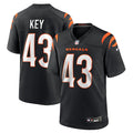 Jaylen Key Cincinnati Bengals Nike Team Game Jersey -  Black