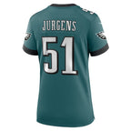 Cam Jurgens Philadelphia Eagles Nike Women's Team Game Jersey - Midnight Green
