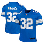 Brian Branch Detroit Lions Nike Youth Team Player Game Jersey - Blue