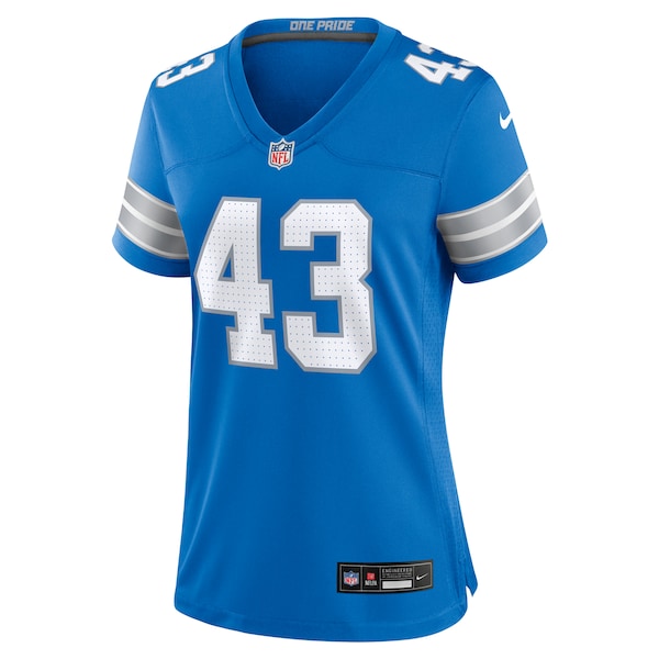 Jake Bates Detroit Lions Nike Women's Team Game Jersey -  Blue