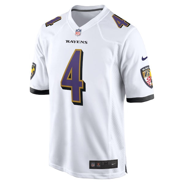 Zay Flowers Baltimore Ravens Nike  Game Jersey -  White/Black