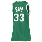 Larry Bird Boston Celtics Women's 1985-86 Hardwood Classics Swingman Jersey - Kelly Green