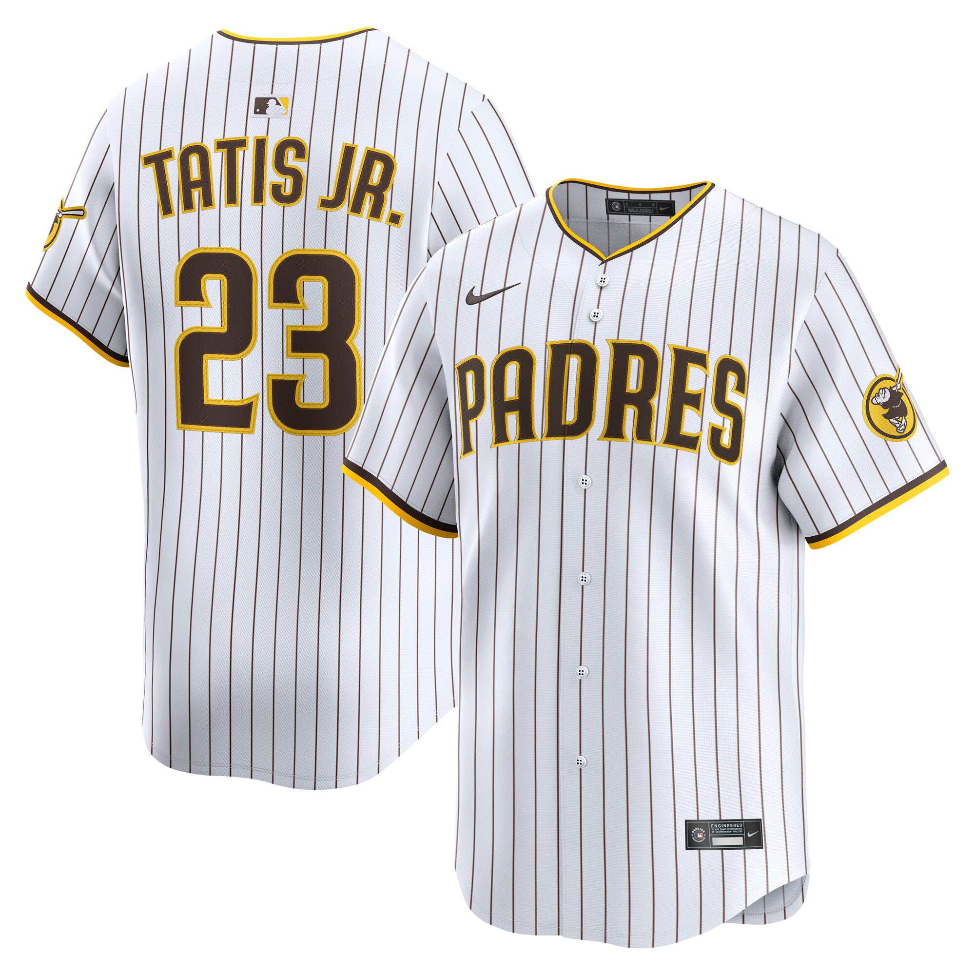 Fernando Tatis Jr. San Diego Padres Nike Alternate Limited Player Jersey - Khaki/White