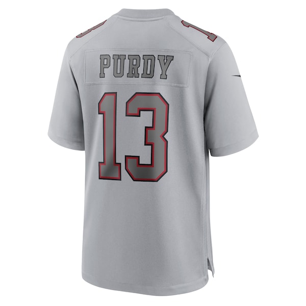 Brock Purdy San Francisco 49ers Nike Super Bowl LVIII Atmosphere Fashion Game Jersey - Gray