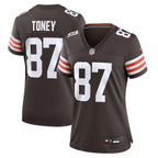 Kadarius Toney Cleveland Browns Nike Women's Team Game Jersey -  Brown