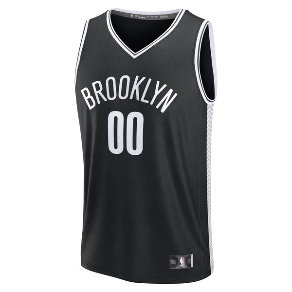 Egor Demin Brooklyn Nets  Youth 2025 NBA Draft First Round Pick Fast Break Replica Jersey - Icon Edition - Black