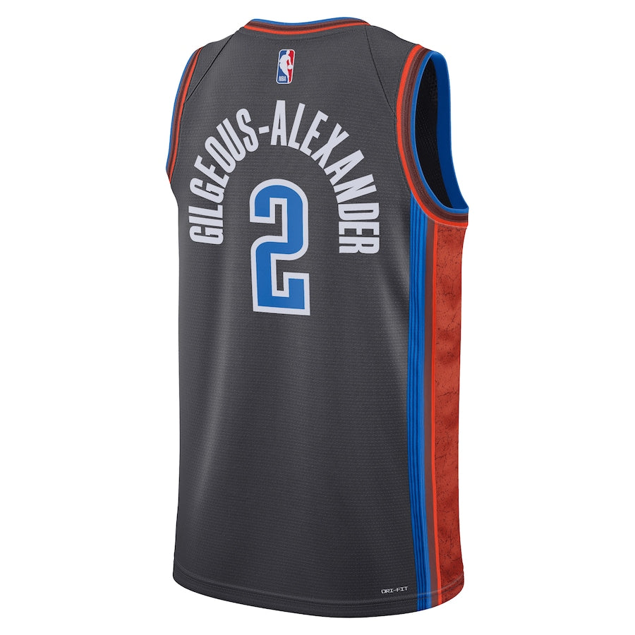 Shai Gilgeous-Alexander Oklahoma City Thunder Nike Unisex Swingman Jersey - Icon Edition - Gray